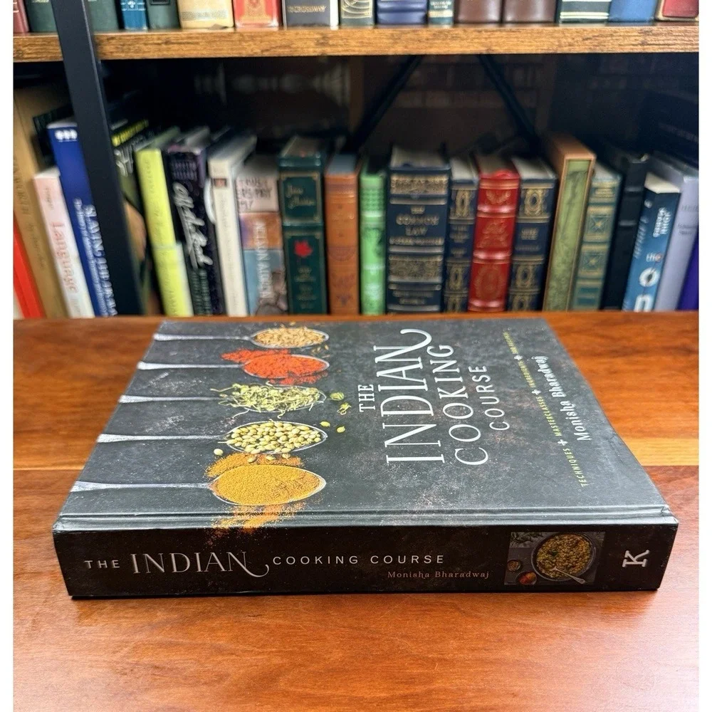 Indian Cookery Course by Monisha Bharadwaj Hardback Cookbook